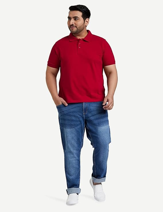 Solid Cotton Rich Polo T Shirt - Image 2