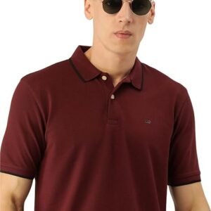 Men's Snug Fit Solid Polo T-Shirt